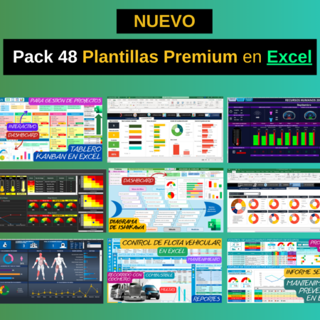 48 Plantillas Premium En EXCEL