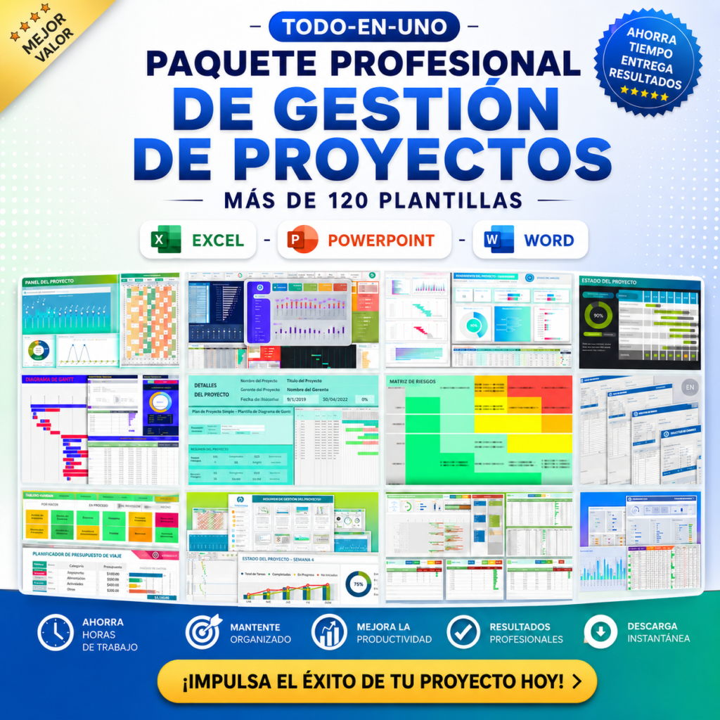 Pack 120 Gestión de Proyectos