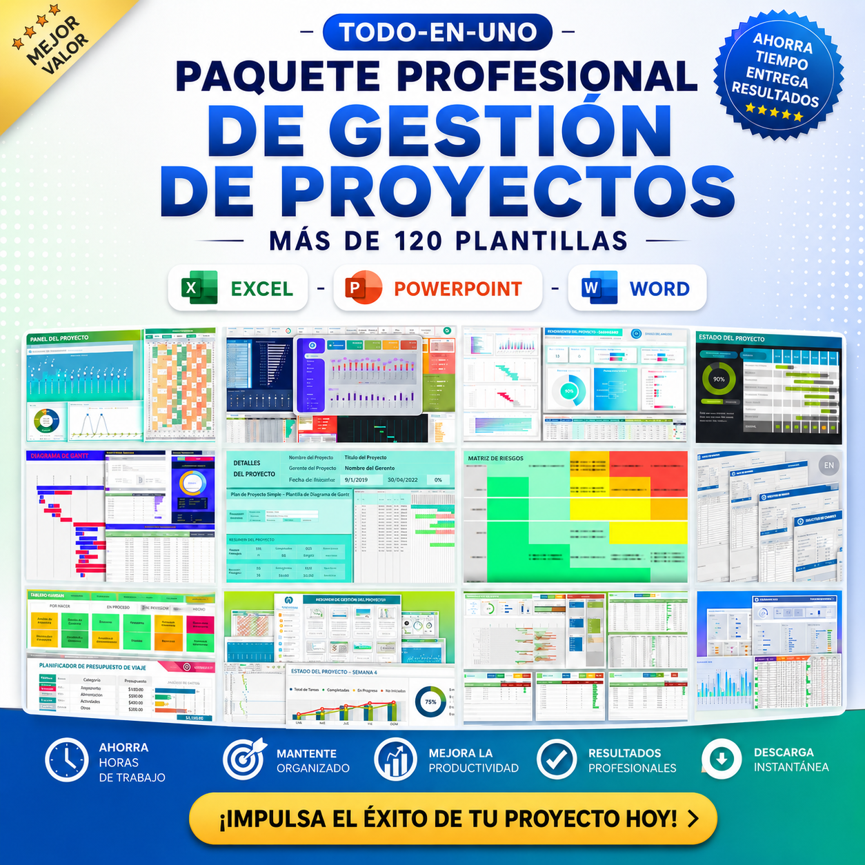 Pack 120 Gestión de Proyectos